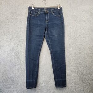 Blue Topaz Womens Size 9/10 (Fits 31x29) Jeans Dark Wash Stretch Mid Rise Casual